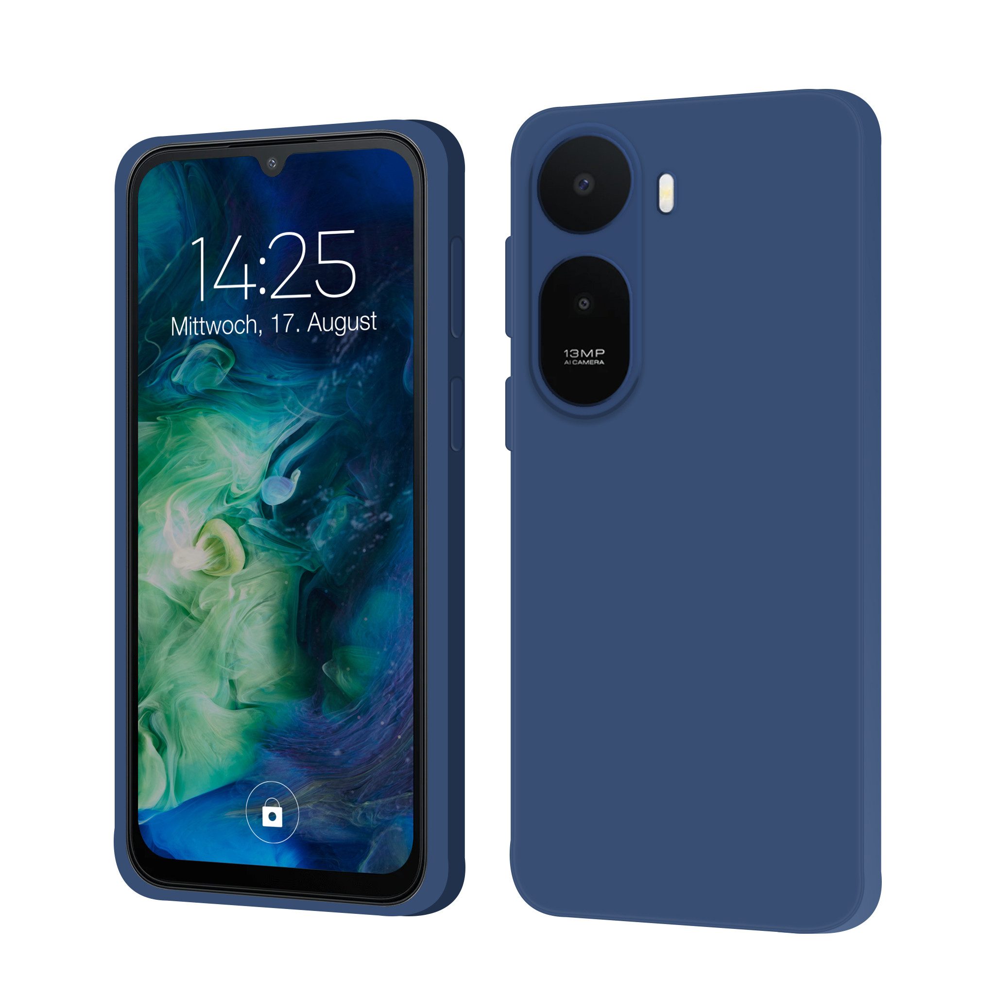 Tec-Expert Handyhülle SoftGrip Cover Hülle für Xiaomi Redmi A7 Pro 6.9 Zoll, 6.9, Handy Case Bumper integrierter Kameraschutz flexibel