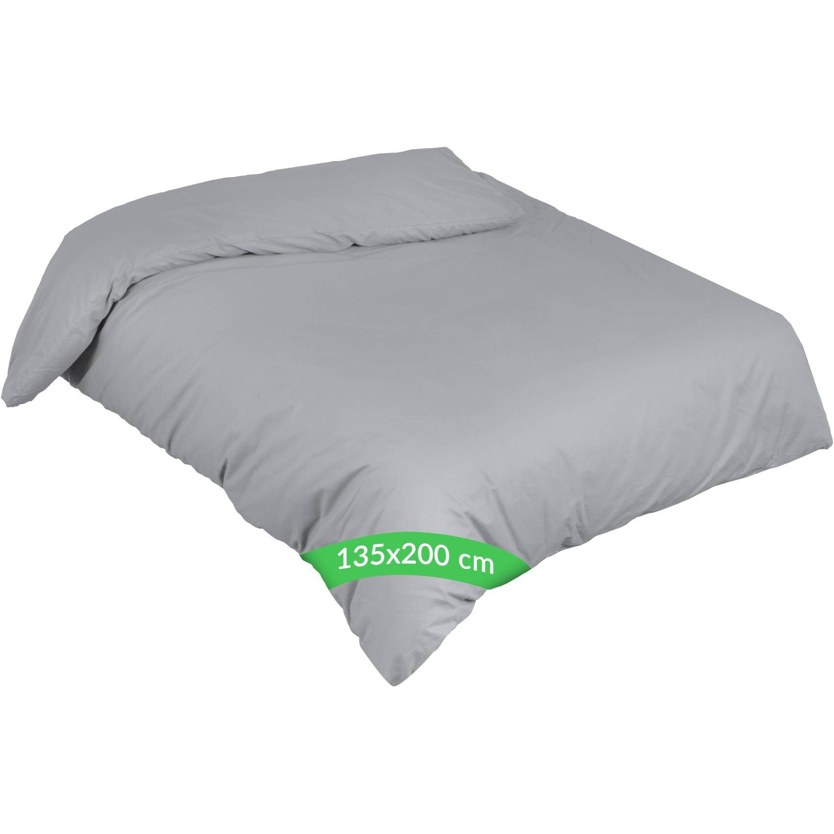 Kisska Bettbezug LUNA Deckenbezug Bettwäsche ohne Kissenbezug, (1 St), Atmu günstig online kaufen