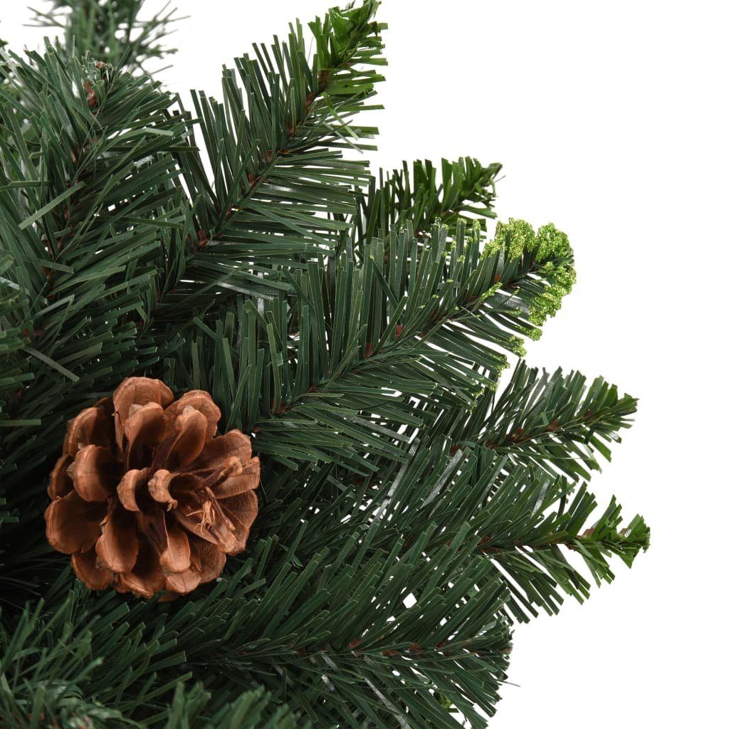 Weihnachtsbaum furnicato 210 Künstlicher Grün cm Kiefernzapfen mit
