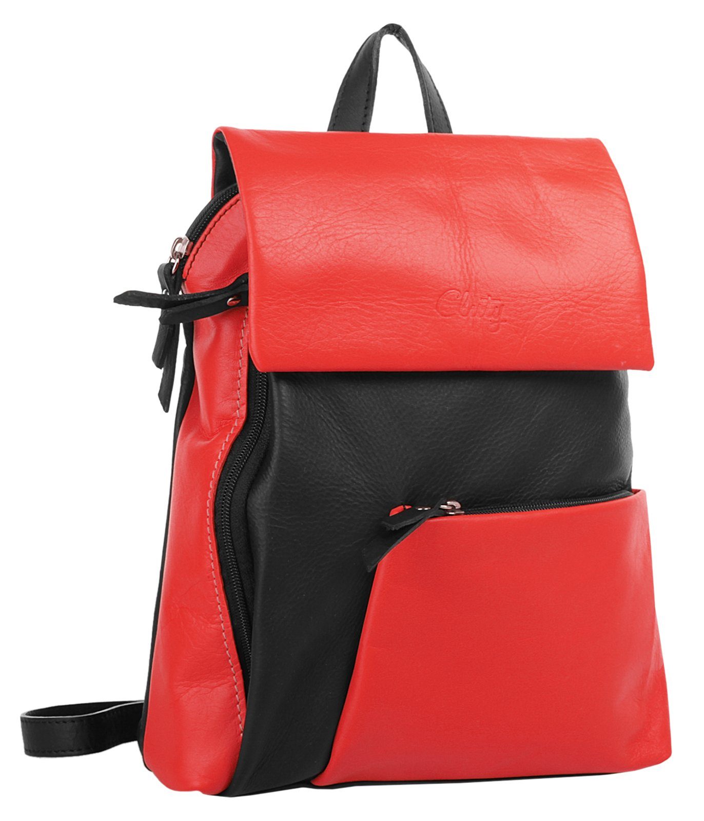 Cluty Cityrucksack, echt Leder, Made in Italy günstig online kaufen