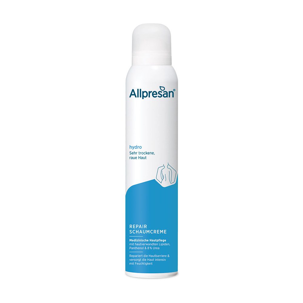Allpresan Hautcreme Allpresan hydro Repair Schaum-Creme Körper 200ml Reparierende, 1-tlg., medizinische Pflege f. sensible, empfindliche, trockene, gereizte Haut