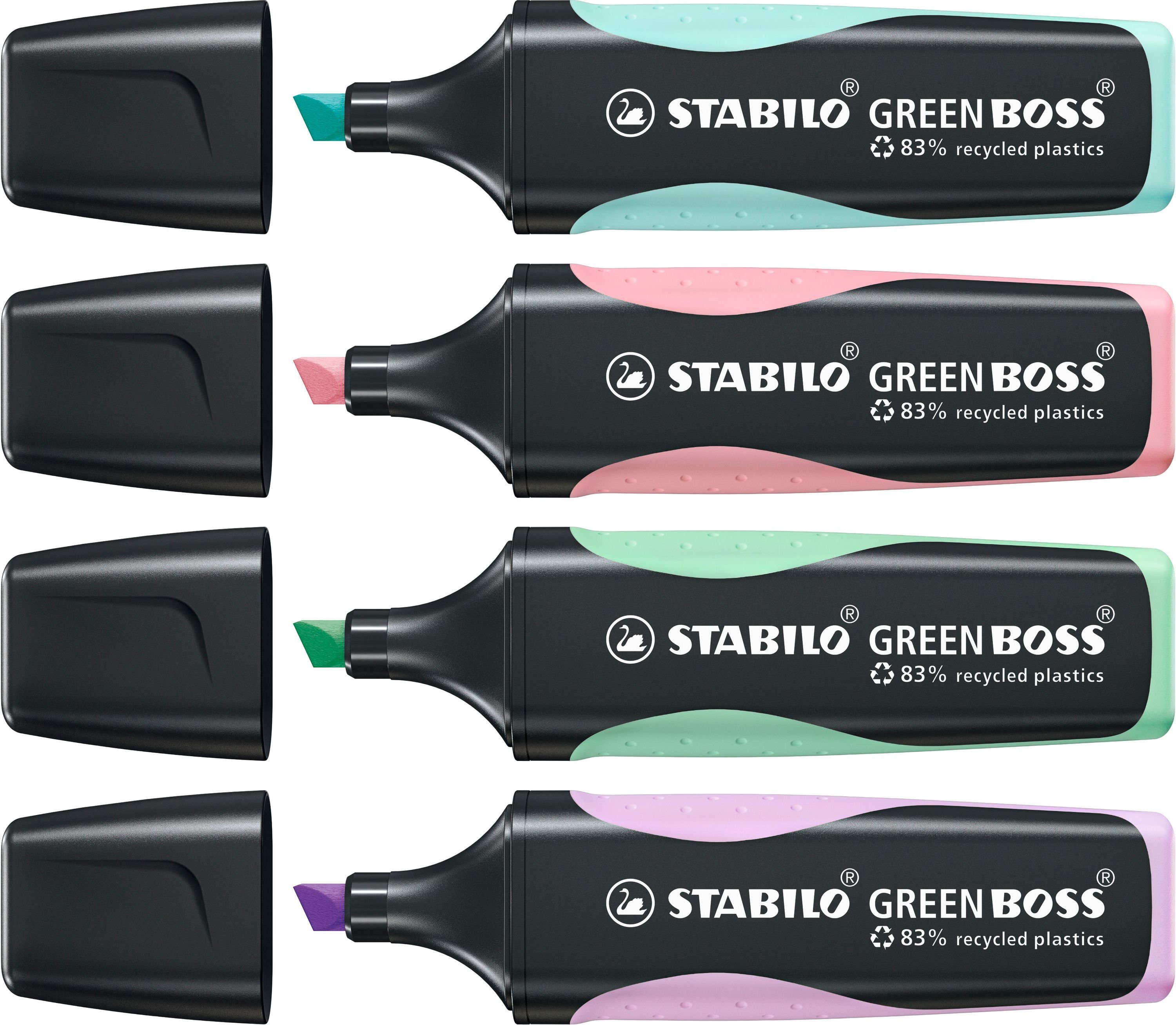 STABILO Marker Textmarker Stab. GREEN Pastel BOSS