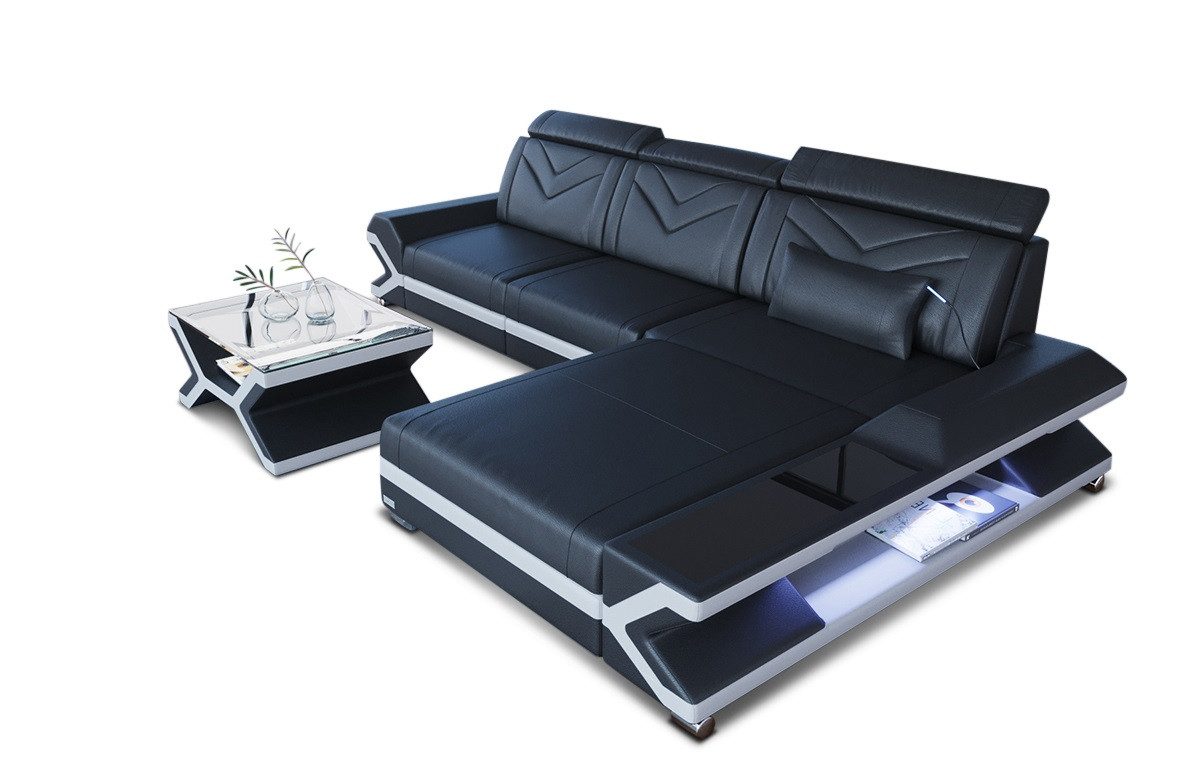Sofa Dreams Ecksofa Ledercouch Ledersofa Napoli günstig online kaufen