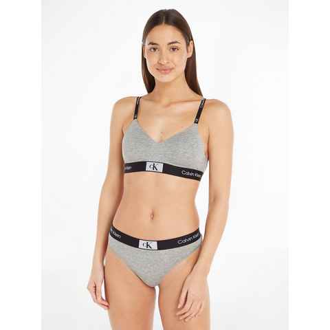 Calvin Klein Underwear Bralette-BH mit klassischem CK-Logobund