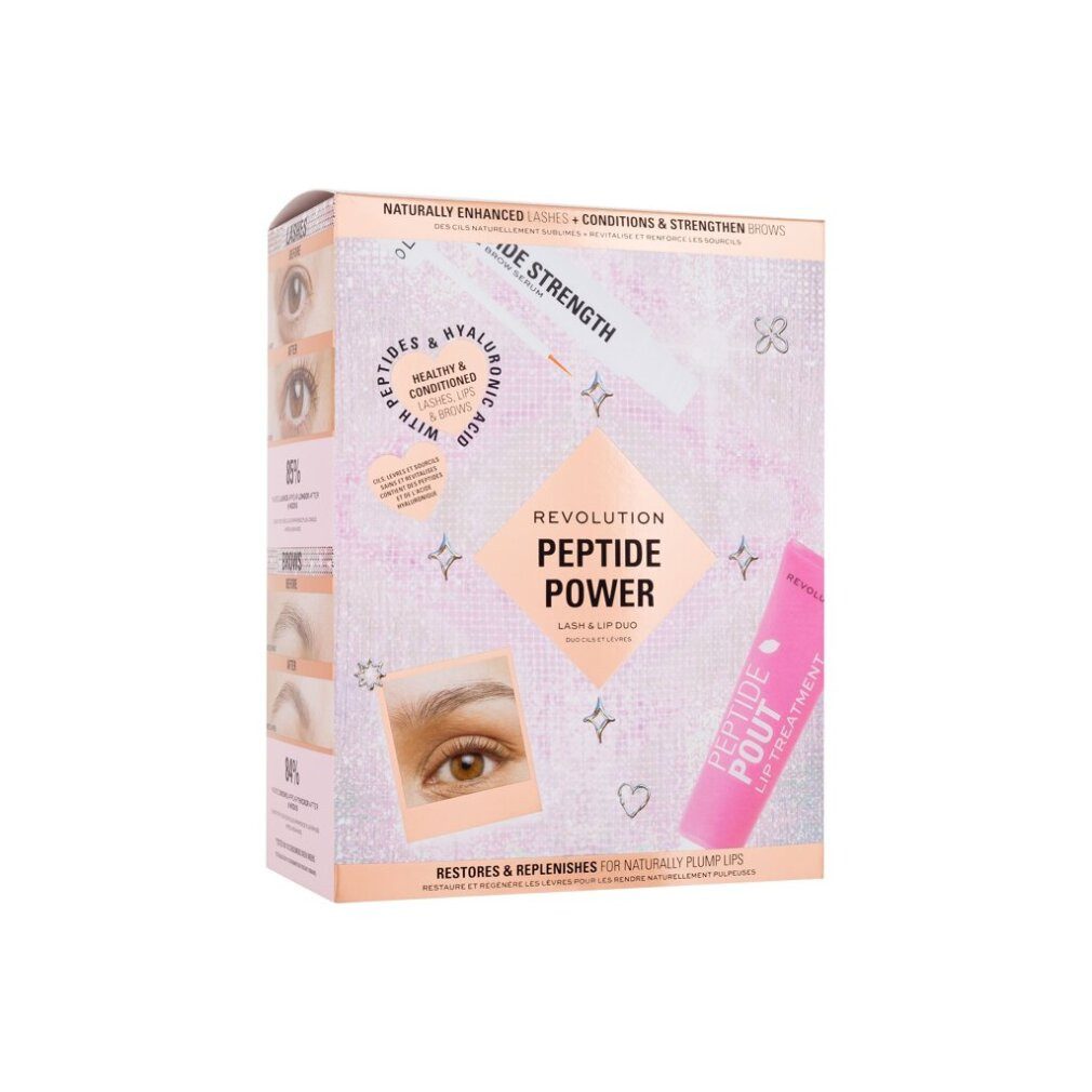 Revolution Hautpflege-Set Makeup London Peptid Power Wimpern & Lippen Duo