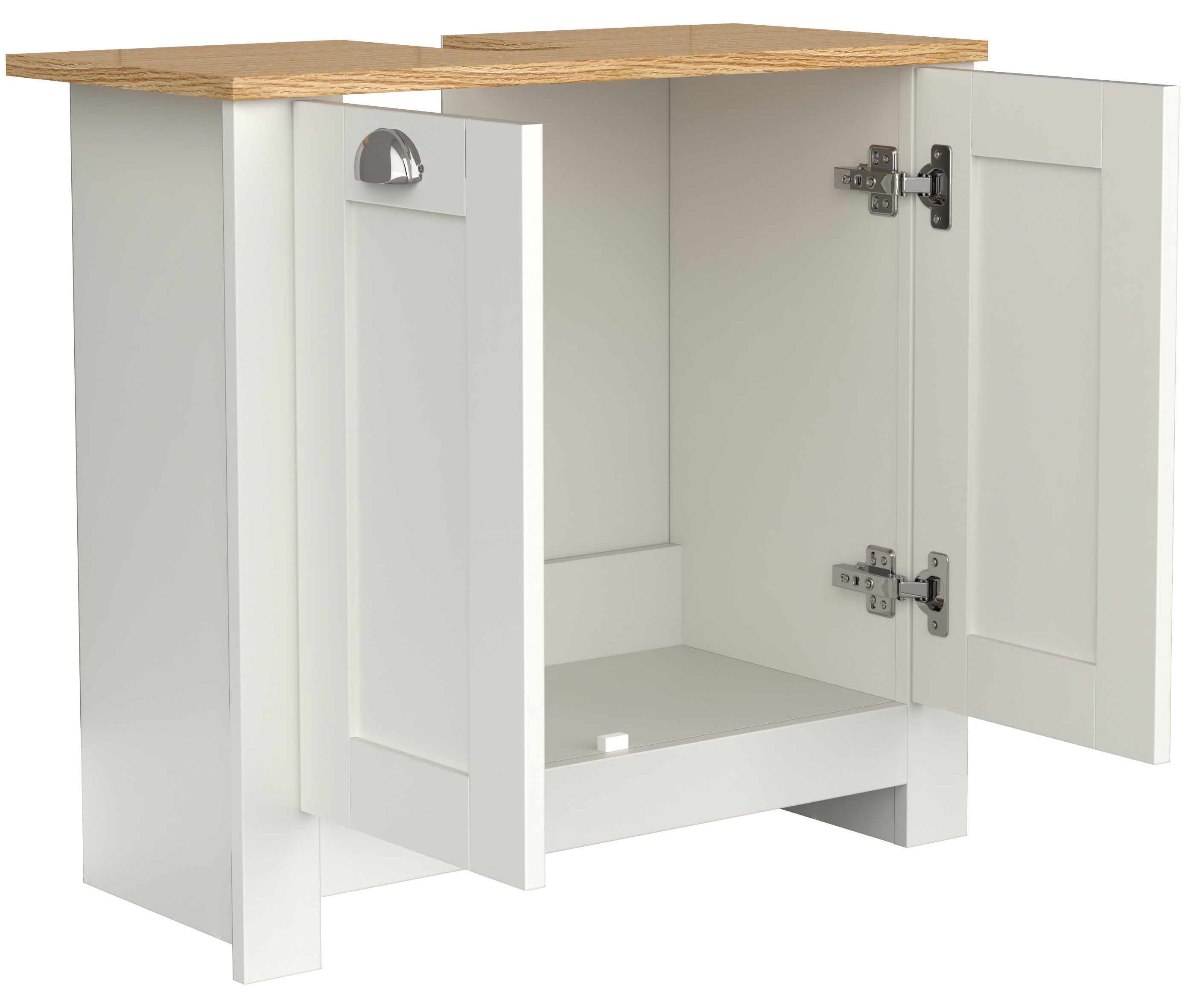 VCM Waschbeckenunterschrank Holz Badmöbel Badunterschrank Schrank Balusa M günstig online kaufen