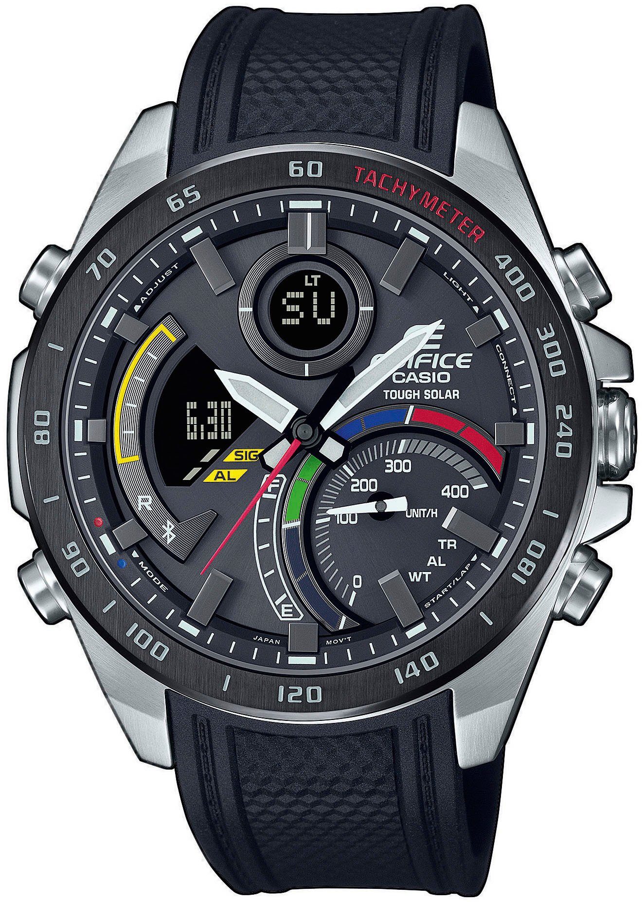 CASIO EDIFICE ECB-900MP-1AEF Smartwatch, Solaruhr, Armbanduhr, Herrenuhr, Android, iOS, Stoppfunktion