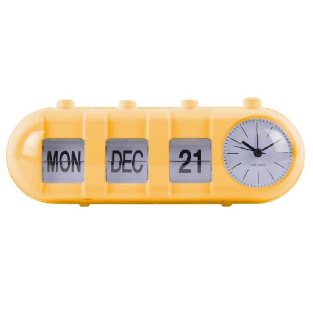 Karlsson Uhr Wecker Retro Tube Calendar günstig online kaufen