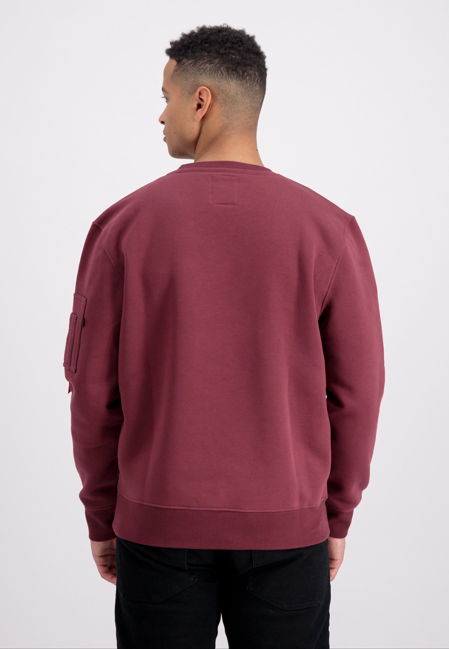 Industries Industries Alpha - Sweater Alpha Label Men burgundy Sweater Alpha Sweatshirts