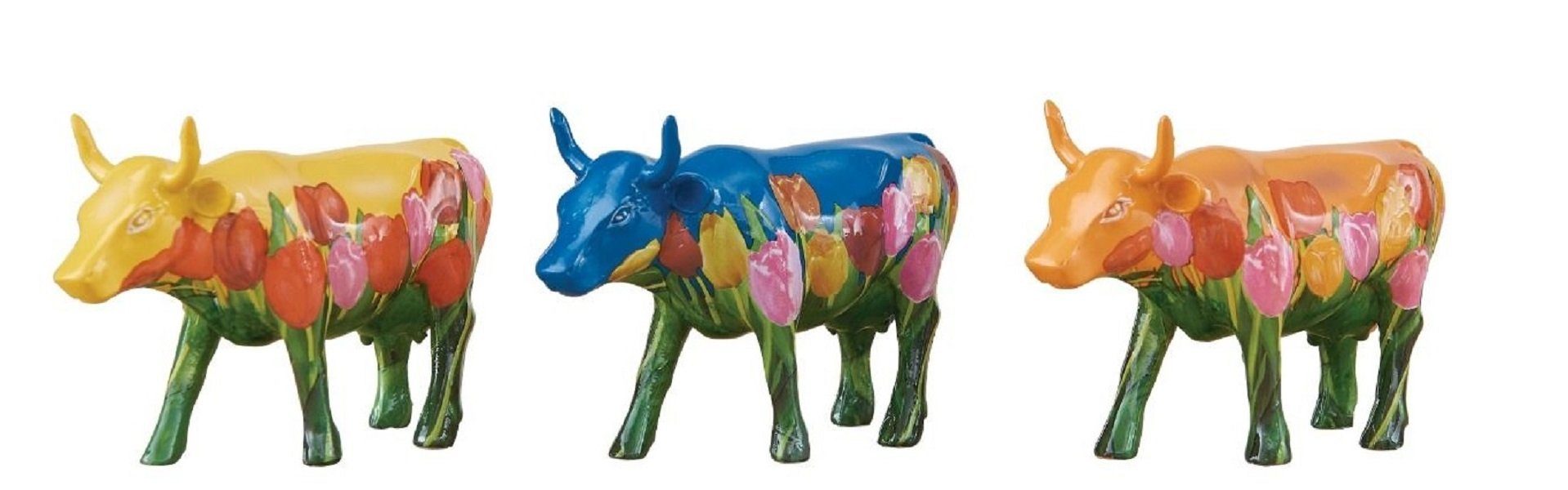 CowParade Tierfigur Cowparade Art Pack Pack 3 - - Tulips