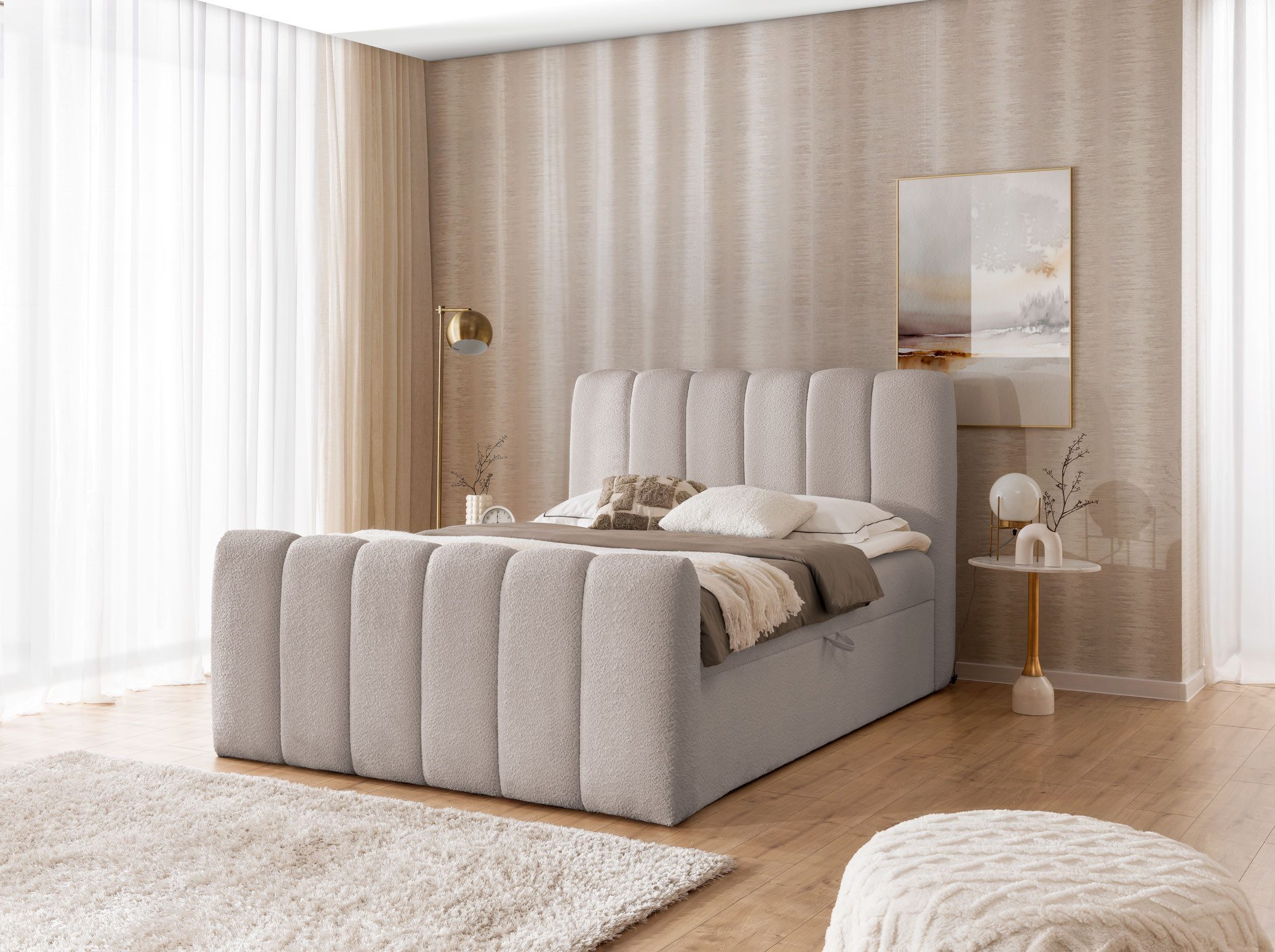 yourhouse24 Boxspringbett Chloe mit 2 Bettkästen, günstig online kaufen