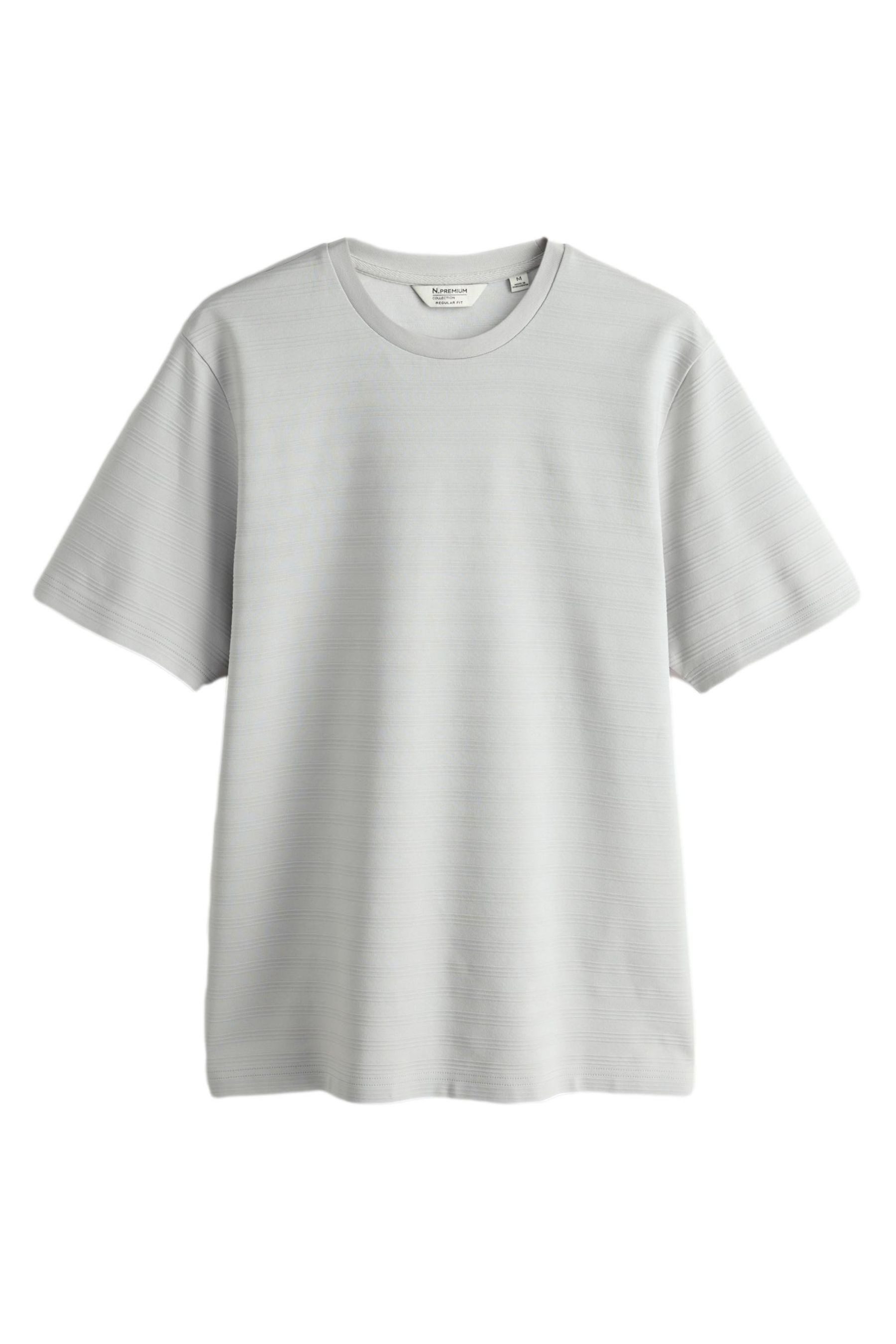 T-Shirt N. Premium strukturiertes Regular Fit T-Shirt