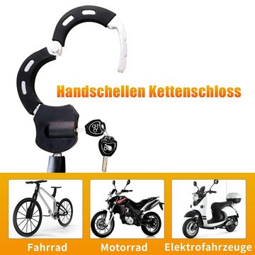 TWSOUL Lenkrad-/Pedalsperre Scooter-Schloss,E Scooter Schloss (1-tlg), Kettenlänge 60cm, kann 10kN Zugkraft aushalten.