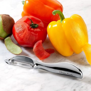 Hagen Grote Schälmesser Tomaten- und Paprikaschäler - Hauchdünn unverdauliche Haut entfernen
