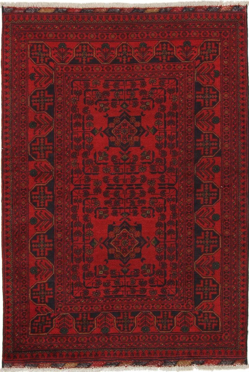 Orientteppich Khal Mohammadi 102x151 Handgeknüpfter Orientteppich, Nain Trading, rechteckig, Höhe: 6 mm