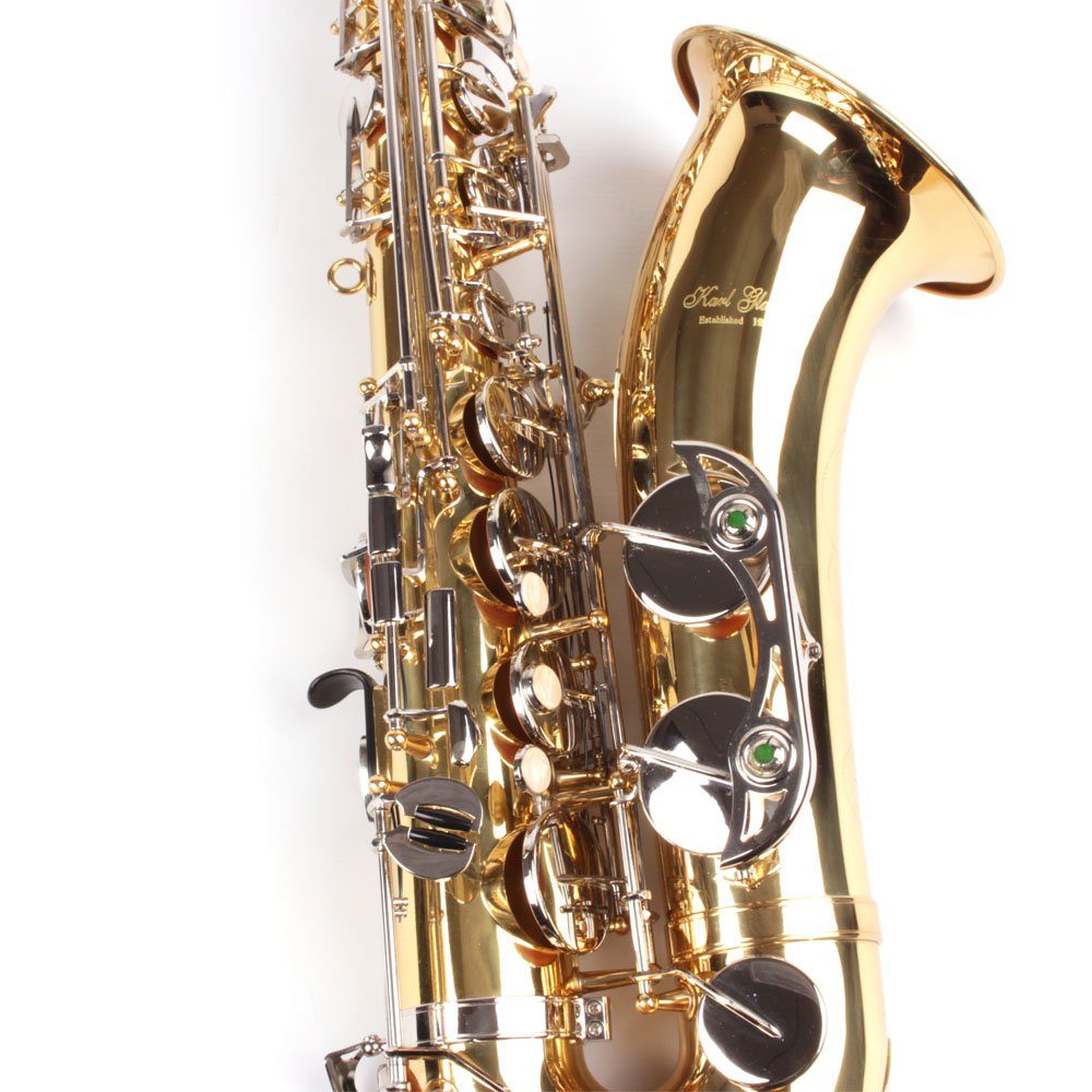 Karl Glaser Saxophon Tenor Saxophon, Einsteiger-Set, Inkl. Softkoffer und Gurt