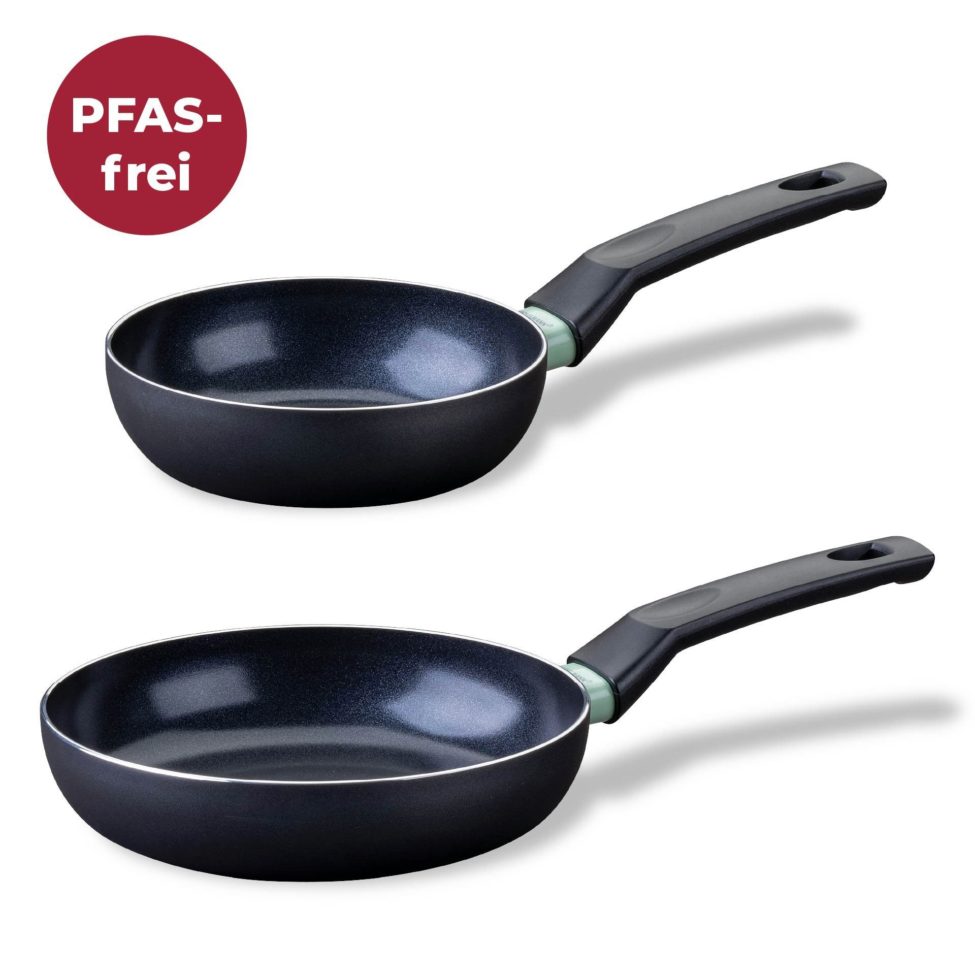 FACKELMANN Pfannen-Set Bratpfannen-Set, Kochgeschirr, Aluminium-Pfannen, Antihaftbeschichtung