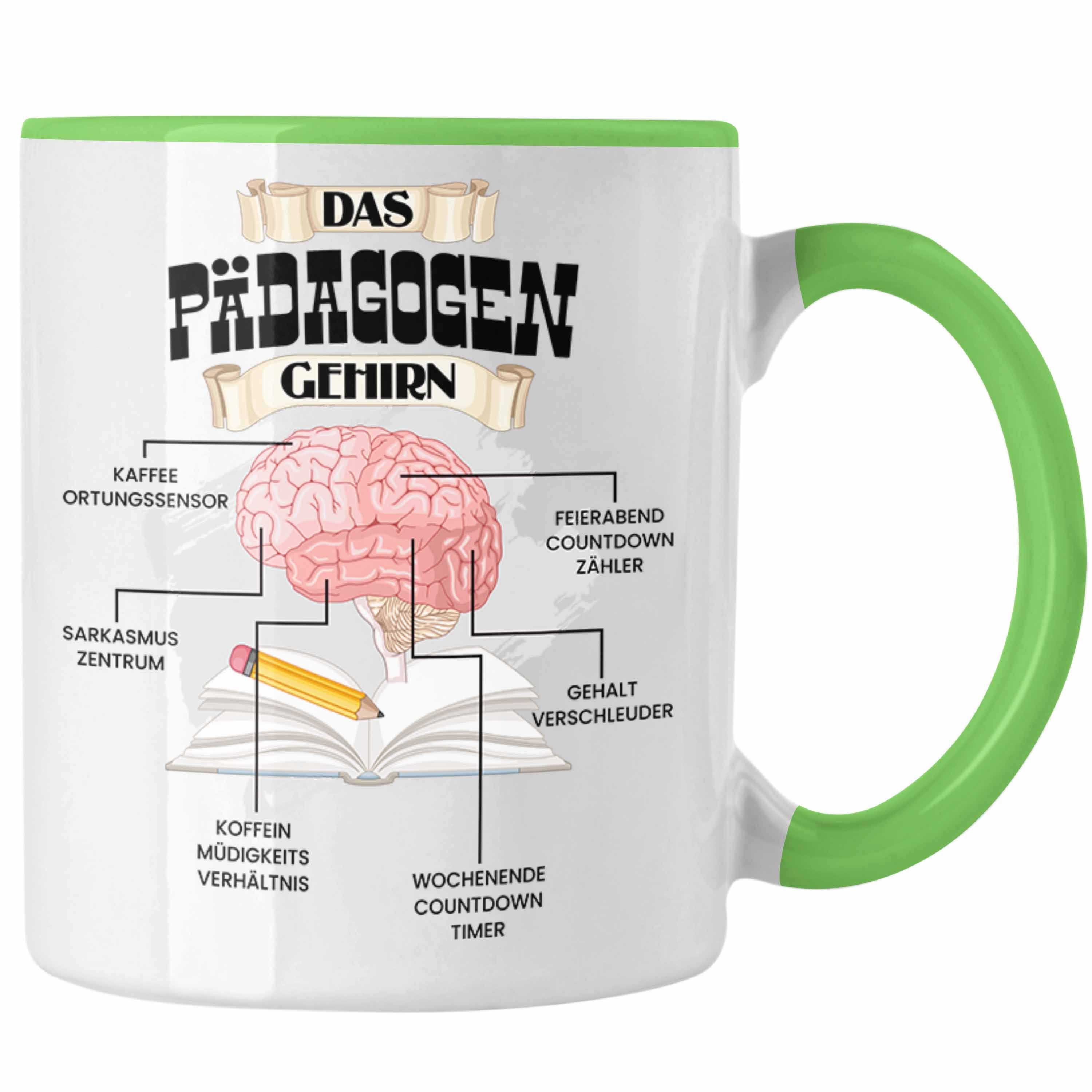Tasse Trendation - Pädagogen Tasse Lustiges Geschenk für Pädagogen Spruch Be