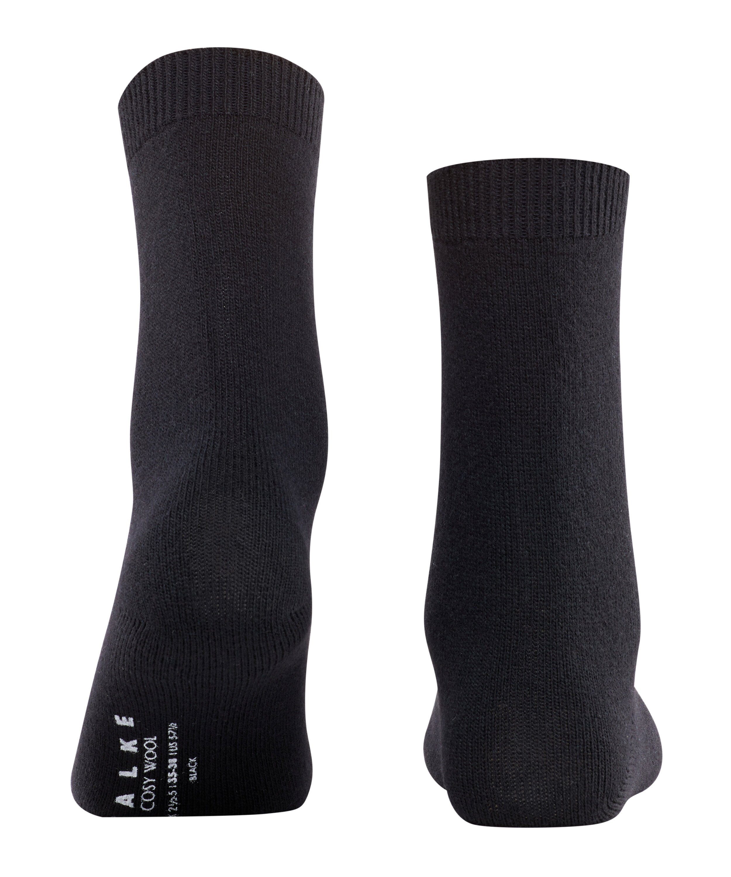 black Cosy Socken (1-Paar) FALKE (3009) Wool