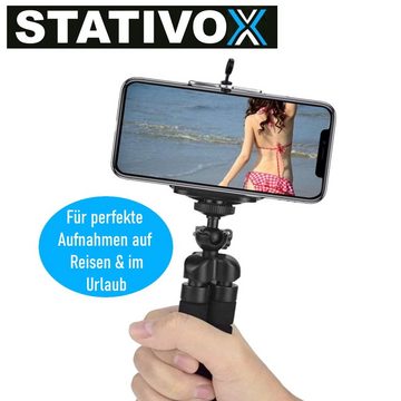 MAVURA STATIVOX Universal Smartphone Stativ flexibel Kamera Dreibein Dreibeinstativ (Handy Stativ)