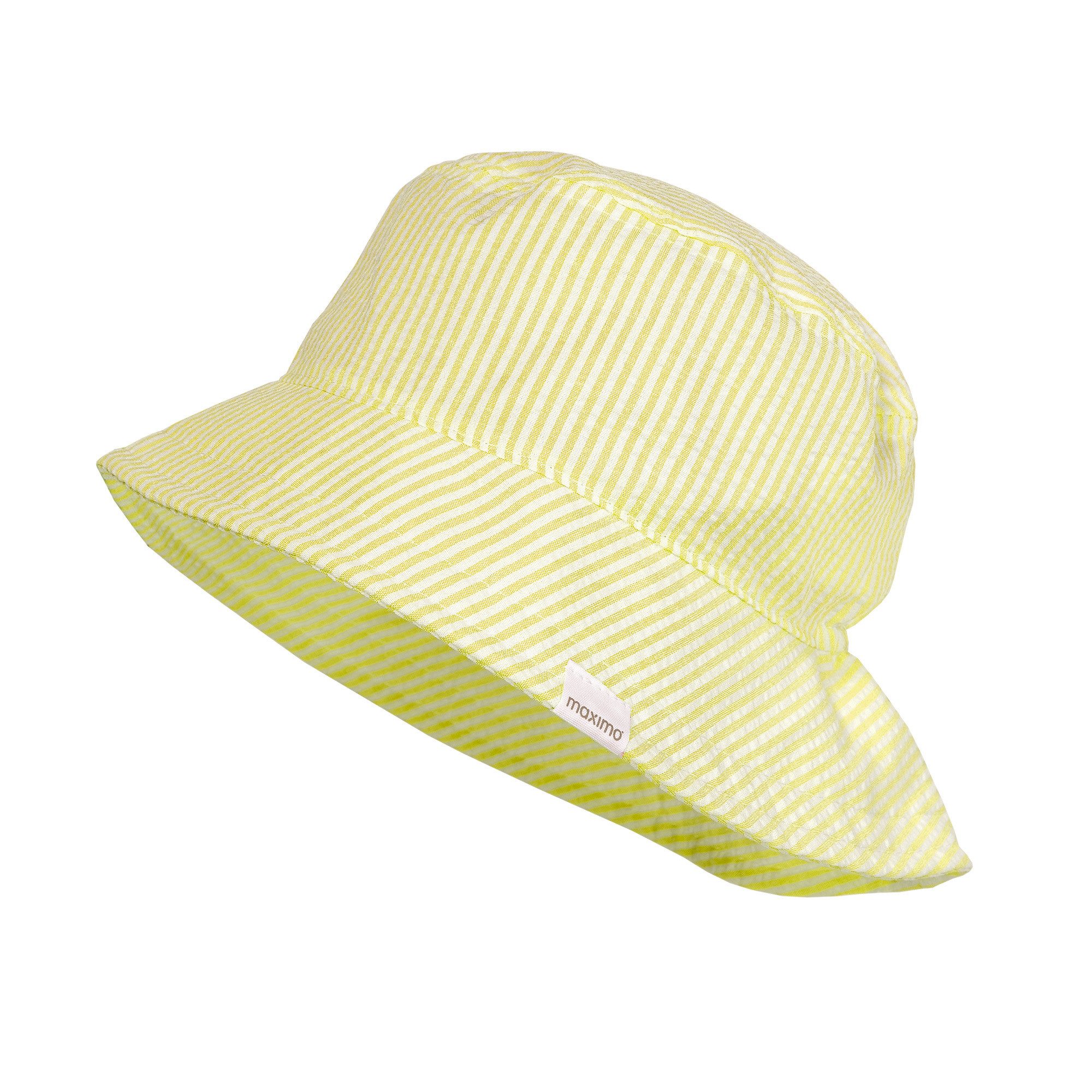 MAXIMO Fischerhut MINI Fischerhut,"Streifen" Nackenschutzkrempe, Futter, UV 30 (1-St)