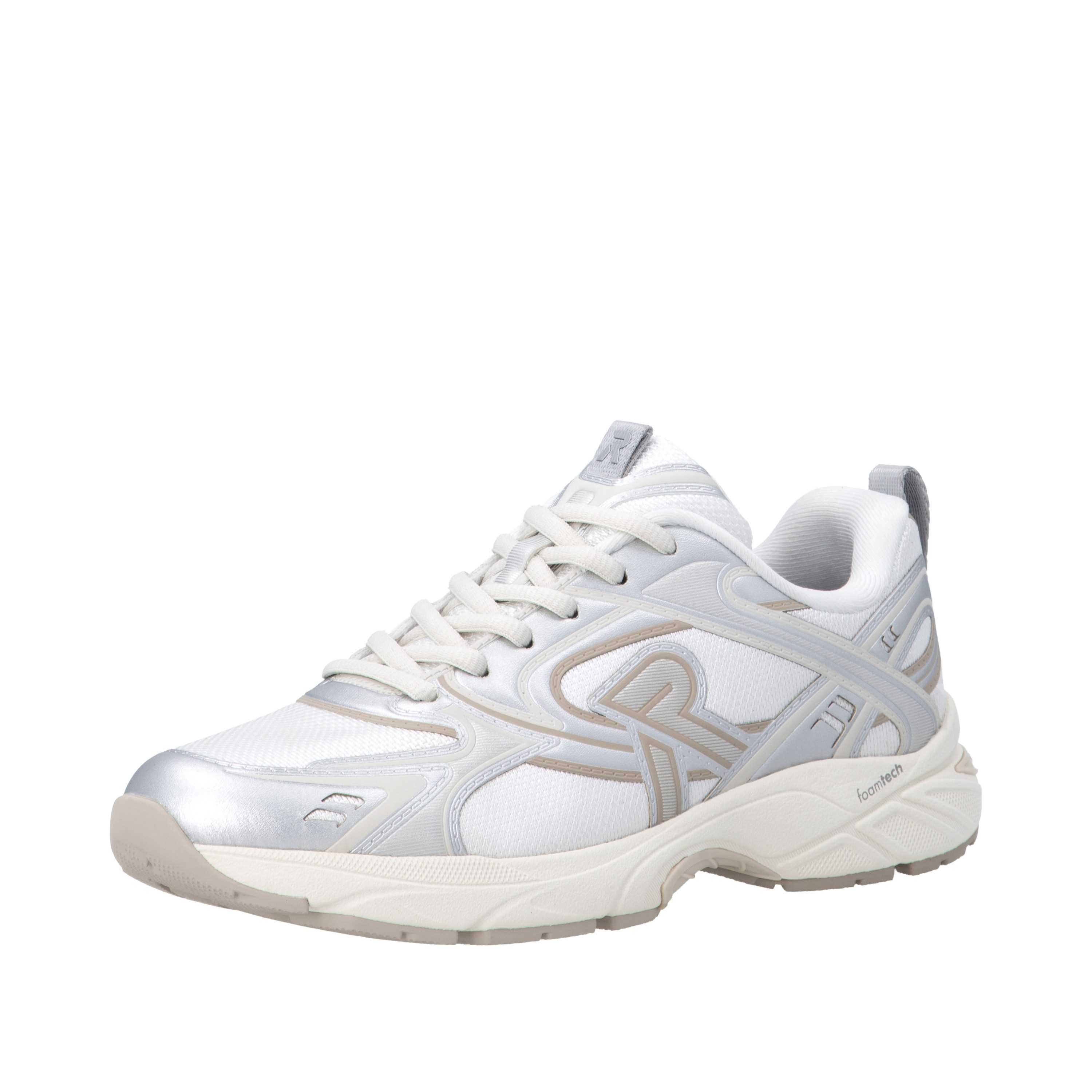 Rieker Sport Keilsneaker Plateau, Freizeitschuh, Halbschuh mit Kontrastbesätzen