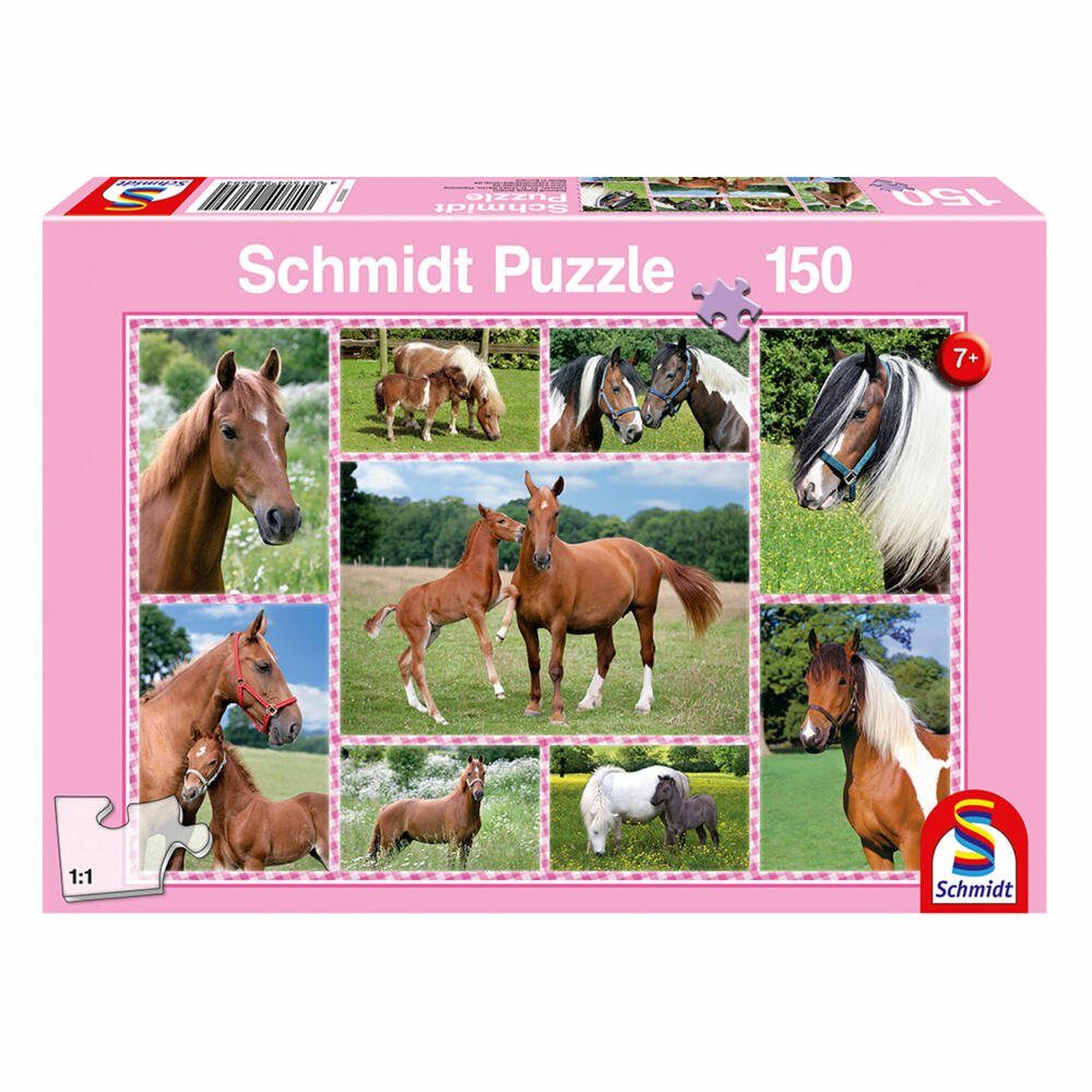 Pferdeträume, Puzzleteile 150 Spiele Puzzle Schmidt