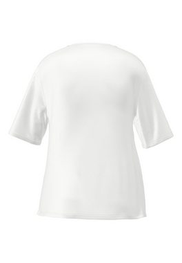 FRANK WALDER Blusenshirt mit femininen Falten im Vorderteil