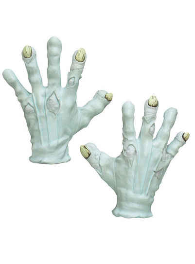 Ghoulish Productions Kostüm Horrorclown Hände, Gruselclown Handschuhe aus Latex