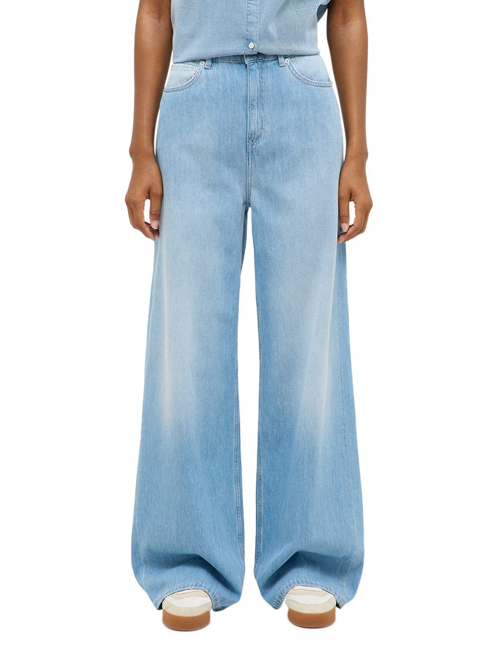 MUSTANG Weite Jeans Damen Style Luise Wide