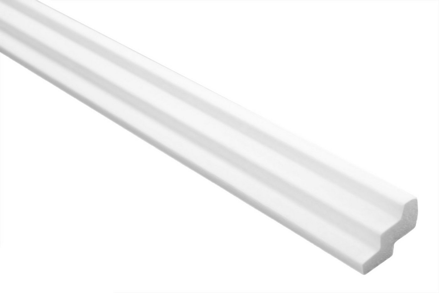 Thumbnail - marbet design Stuckleiste E-17, Musterstück (20cm), XPS Styropor weiß - Deckenleisten Deckenstuck Leisten E-Leisten - (M...