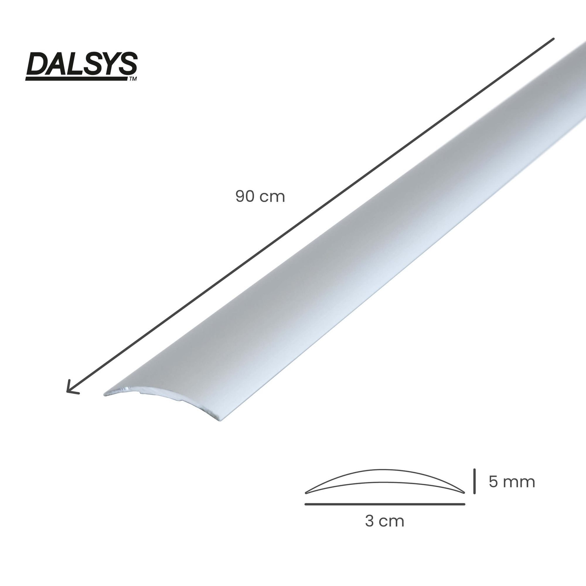Dalsys Übergangsprofil Profil selbstklebend Ausgleichsprofil aus Aluminium günstig online kaufen