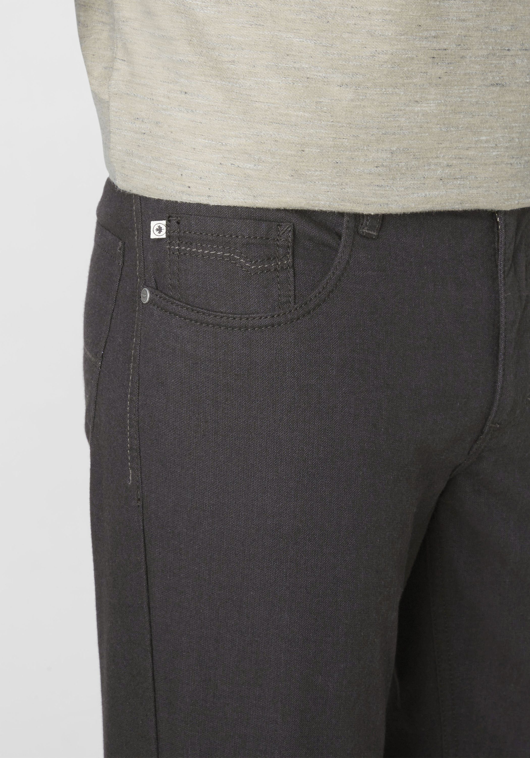 Redpoint Stoffhose MILTON Regular Fit Stretch-Qualität Hose in grey 5-Pocket