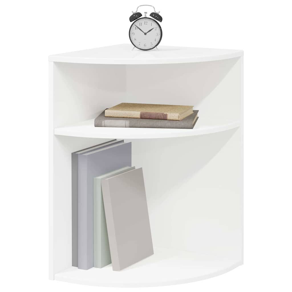 vidaXL Beistelltisch Beistelltisch Weiß 39,7 x 39,7 x 60 cm Holzwerkstoff (1-St)