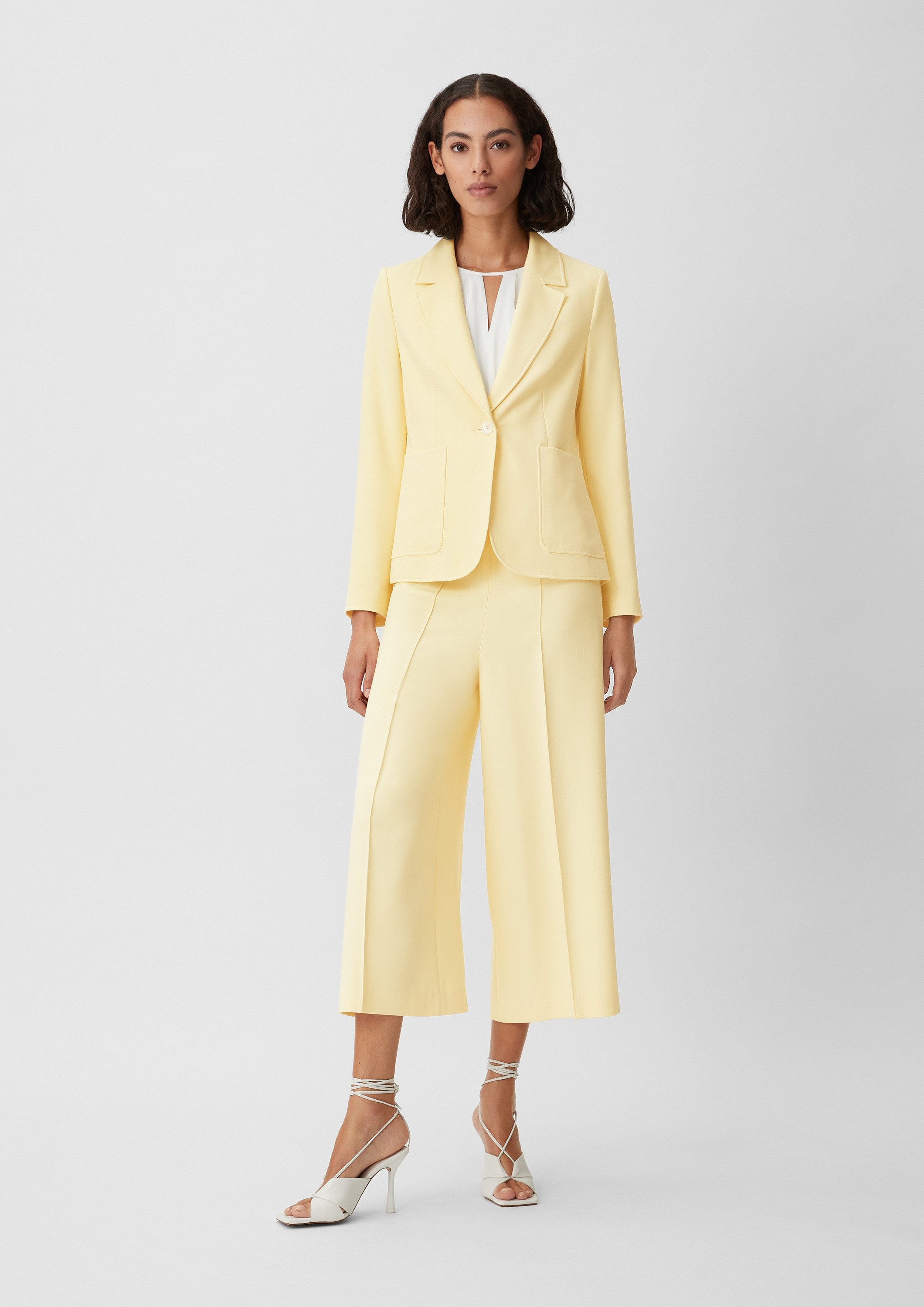 comma Jackenblazer Indoor-Blazer Blazer aus Viskosemix