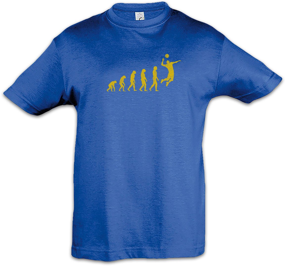 Print-Shirt Volleyball Evolution Kinder T-Shirt Volley Ball Beach Player Game Team