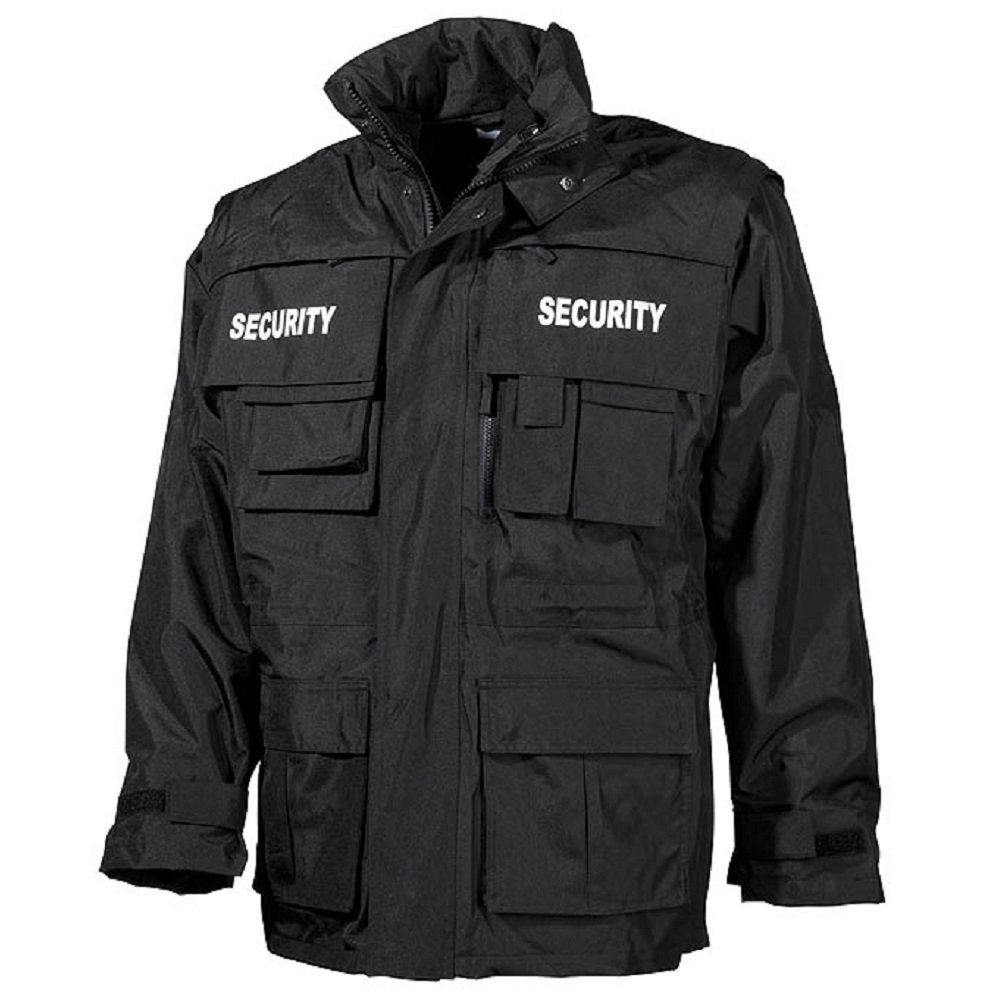 Funktionsjacke Jacke, Security, schwarz, wasserdicht, antistatisch
