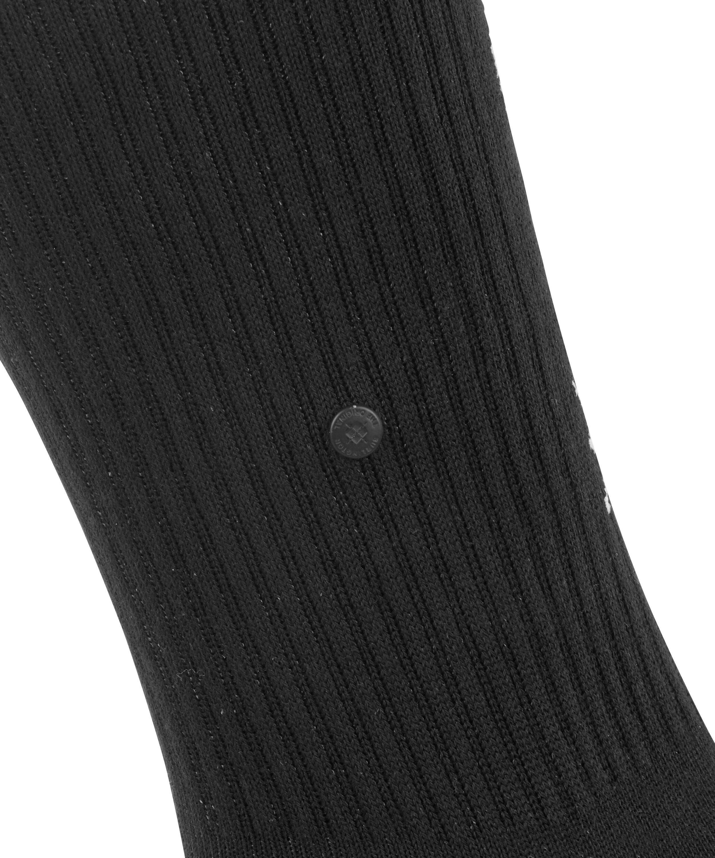 (3000) black Socken Black Logo (1-Paar) Burlington