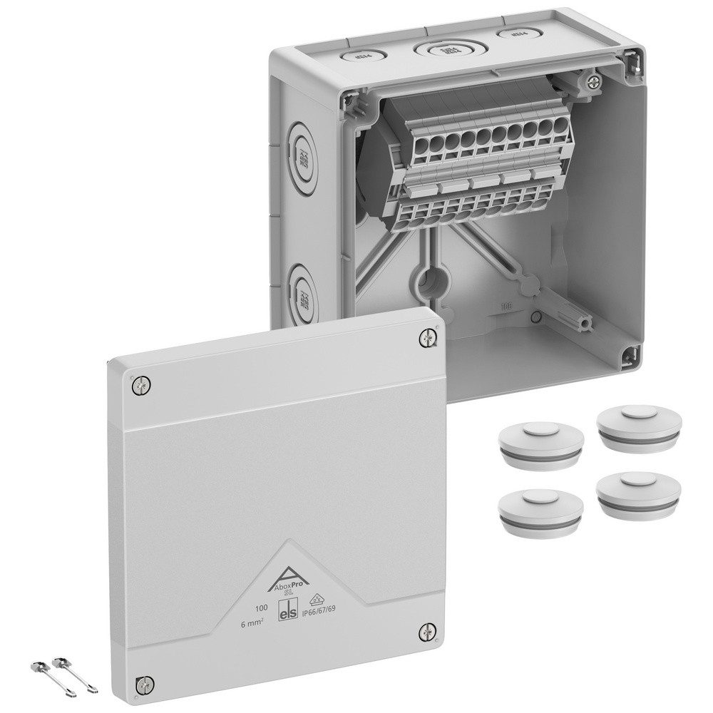SPELSBERG Verteilerbox Spelsberg 40644001 Abzweigkasten (L x B x H) 152 x 152 x 85 mm Grau IP
