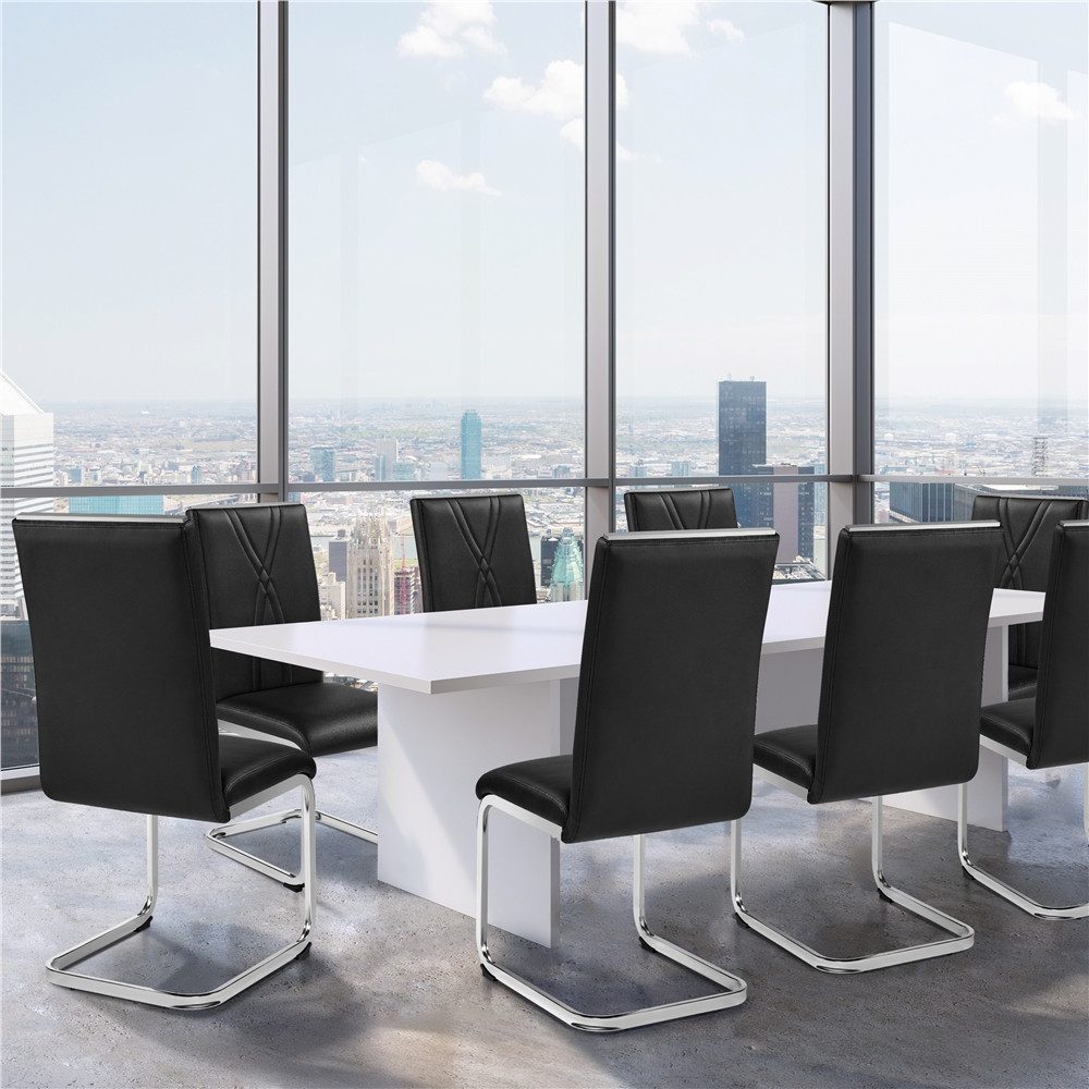 Yaheetech Esszimmerstuhl (6 St), 2/4/6er Küchenstühle-Set mit Metallunterge günstig online kaufen