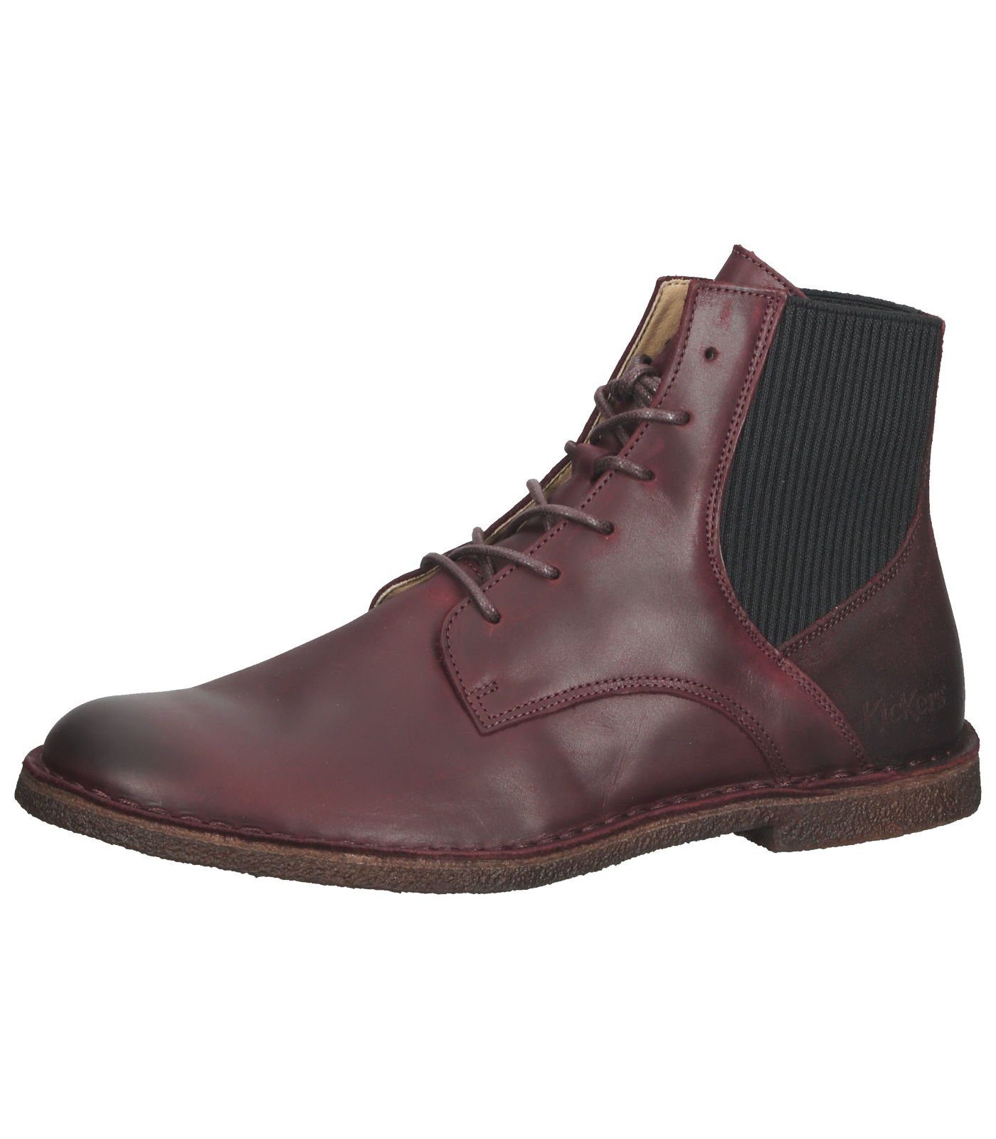 Kickers Bamakratch Stiefelette Für Kinder – Aus Leder, Mit Wollfutter, Klettverschluss, Wasserfest