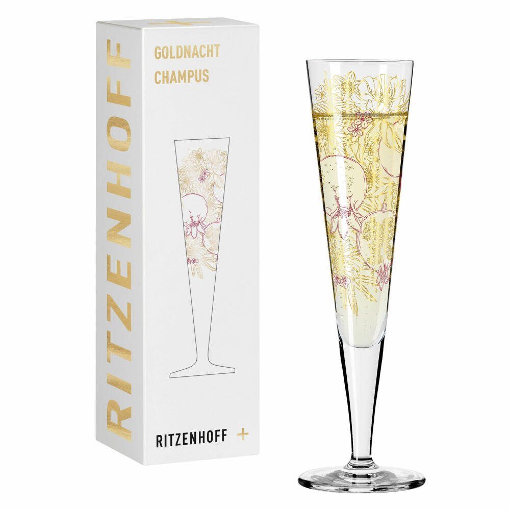 Champagnerglas Goldnacht 031