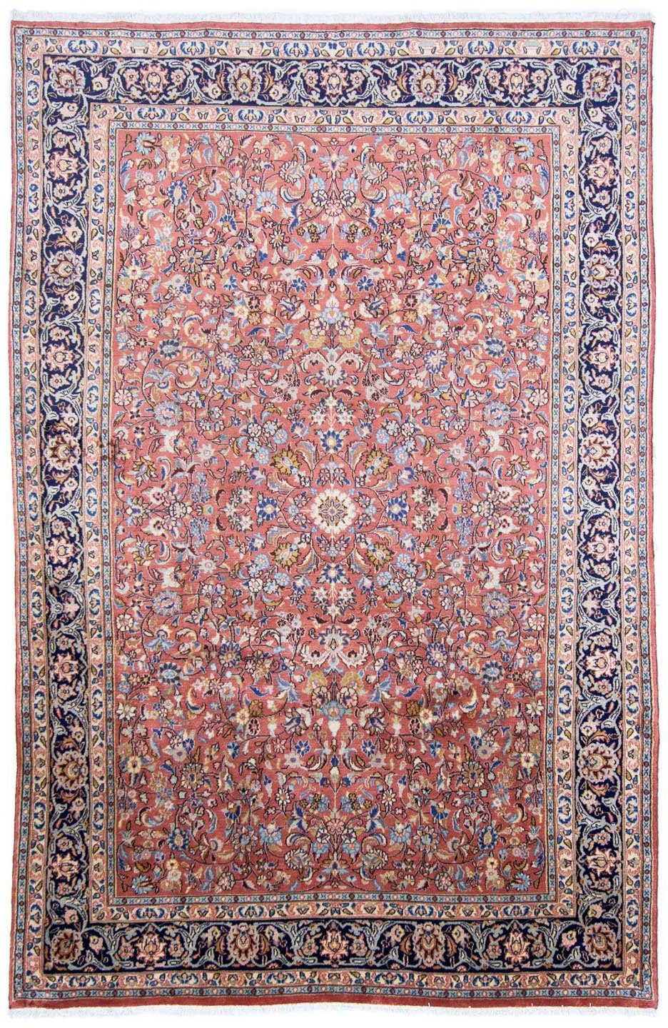 Wollteppich Sarough Durchgemustert Rosso chiaro 286 x 192 cm, morgenland, rechteckig, Höhe: 10 mm, Unikat mit Zertifikat