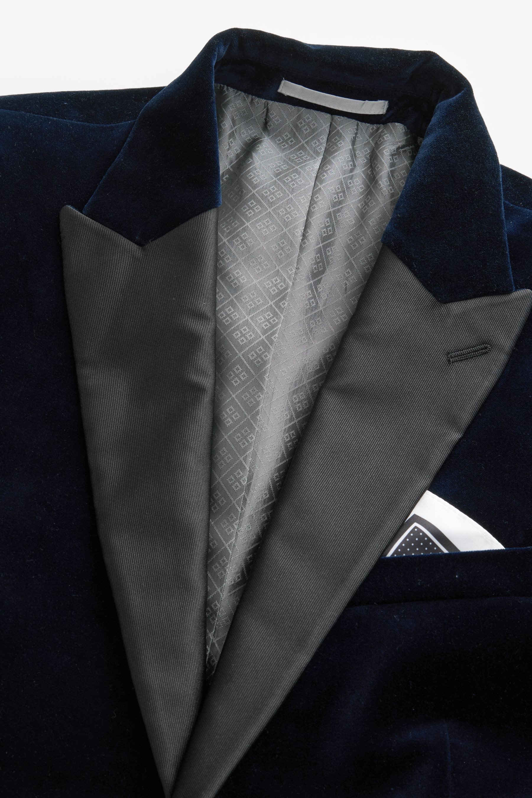 Next Sakko Signature Samt-Blazer aus italienischem Stoff (1-tlg) – Bild 4 von 5