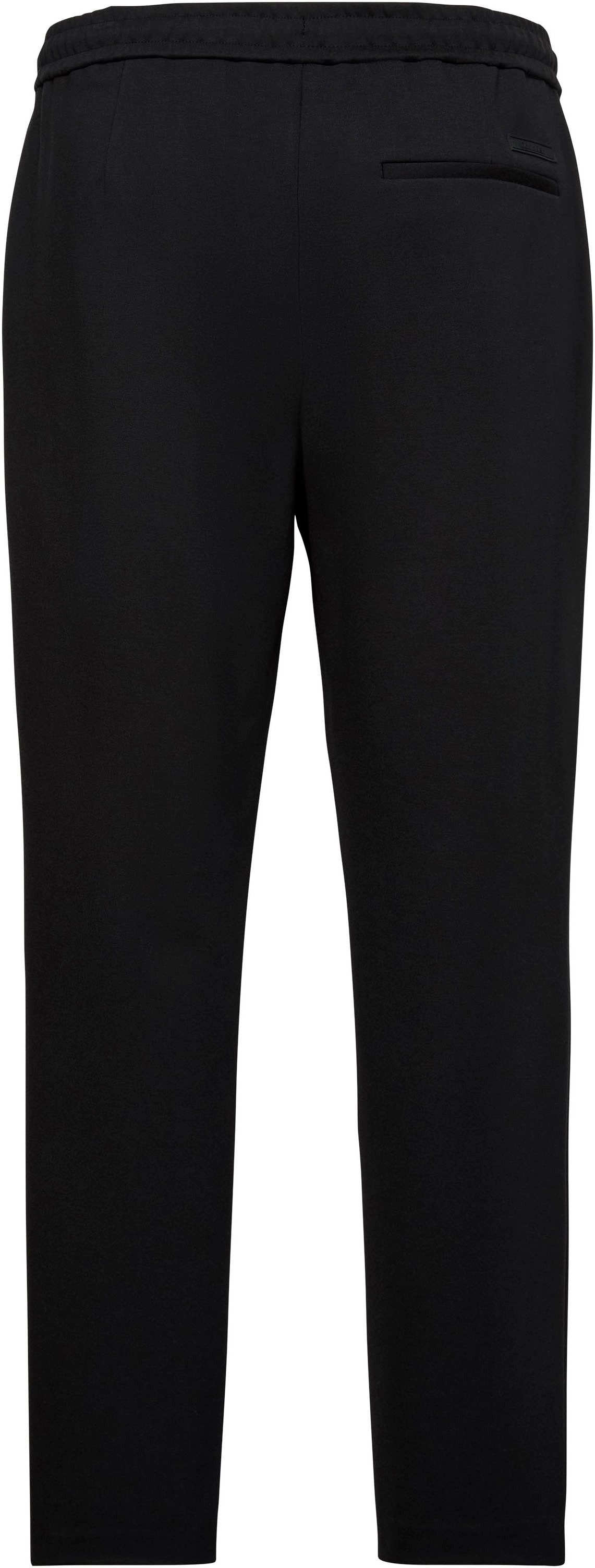 Calvin Klein Bundfaltenhose TAPERED TECH KNIT PLEATED PANT Regular fit mit elastischem Bund