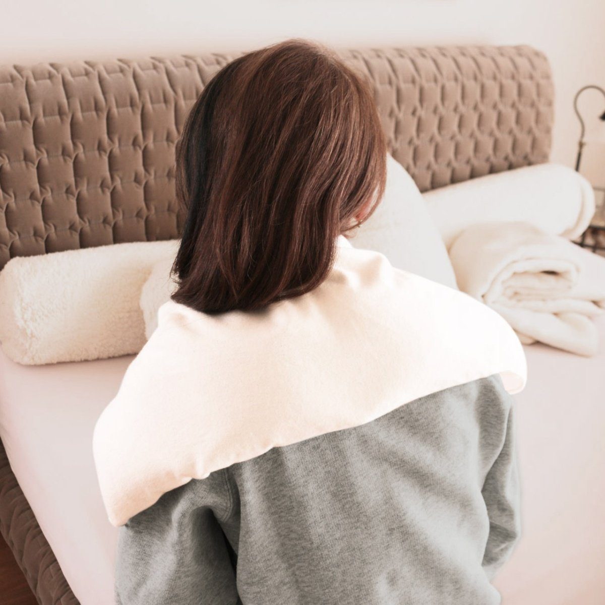 mudis Dinkelkörnerkissen Wärme- & Kältekissen, Füllung: Dinkelkorn Füllung (kbA), in separatem Innenkissen, Seitenschläfer