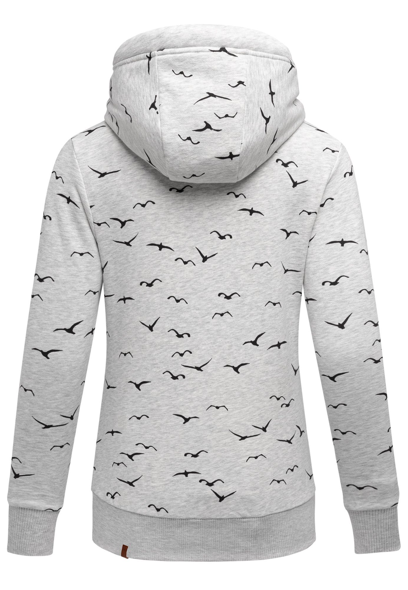 REPUBLIX Kapuzenpullover HARVA Damen Kapuzenpullover Print Sweatjacke Pullover Hoodie