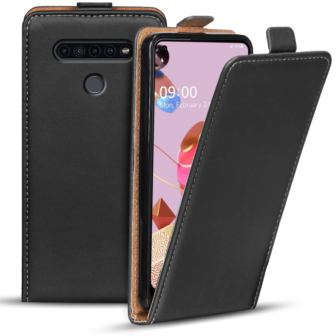 CoolGadget Handyhülle Flip Case Handyhülle für LG K51s 6,5 Zoll, Hülle Klapphülle Schutzhülle für LG K51s Flipstyle Cover