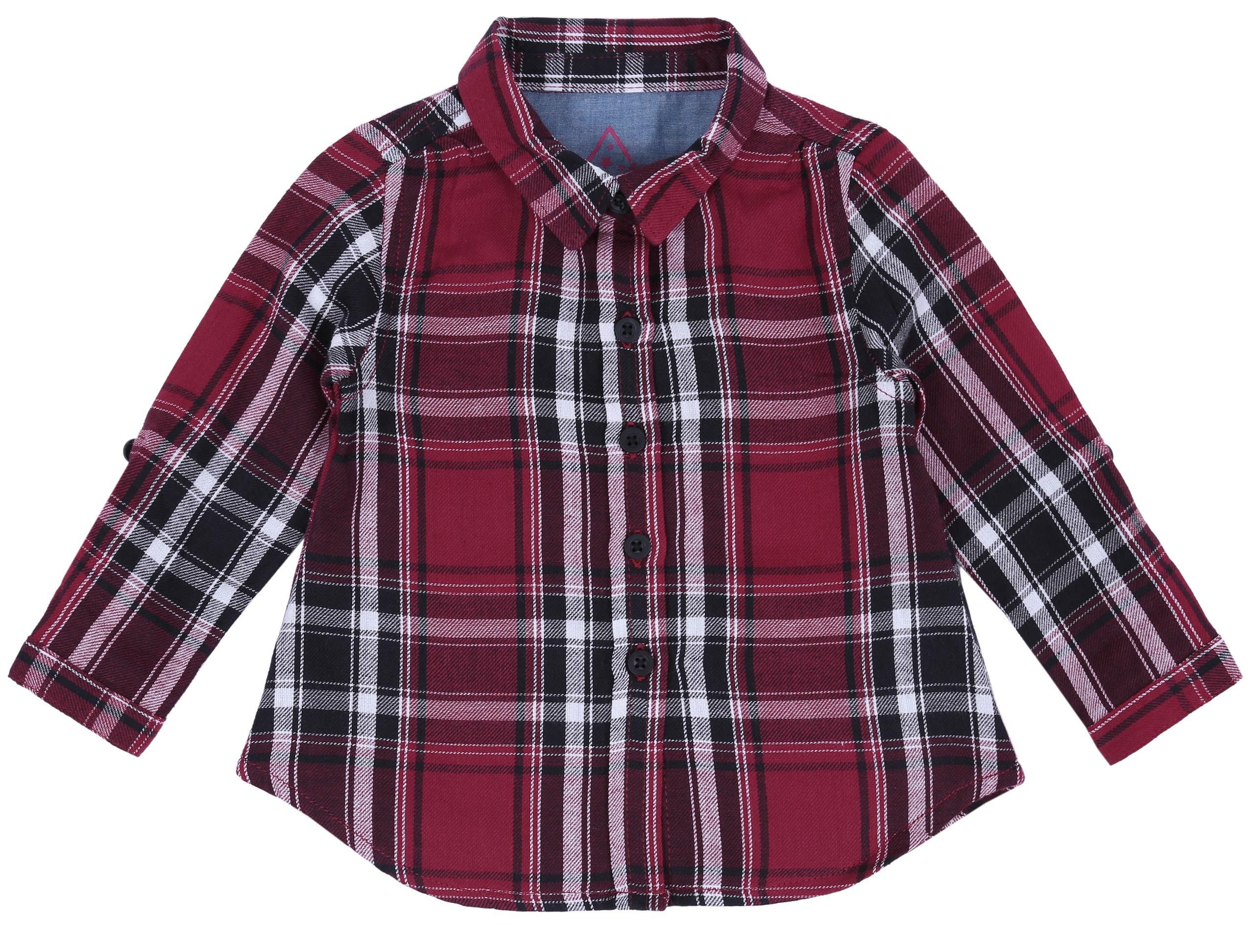 Sarcia.eu Langarmhemd Rot kariertes Hemd 9-12 Monate günstig online kaufen