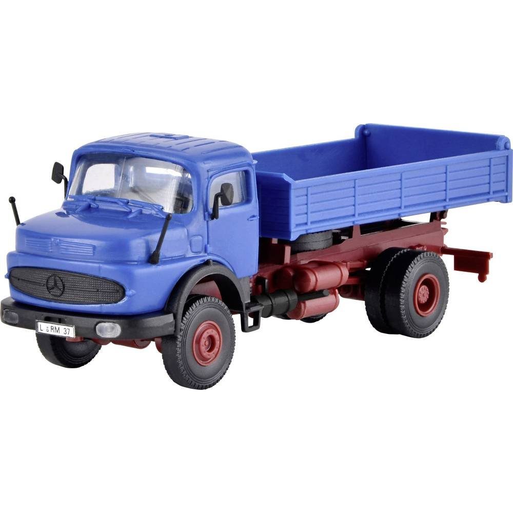 Kibri Modelleisenbahn-Straße H0 Mercedes Benz Rundhauber LAK 1620 Kipp-Pritsche 14129